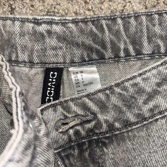 H&M Gray Cargo Jeans size 6 nwt - Picture 3 of 8